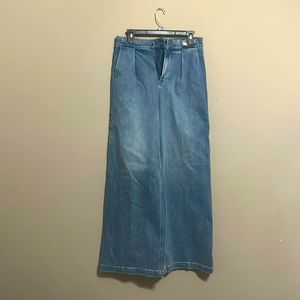 Wide leg jeans only worn once